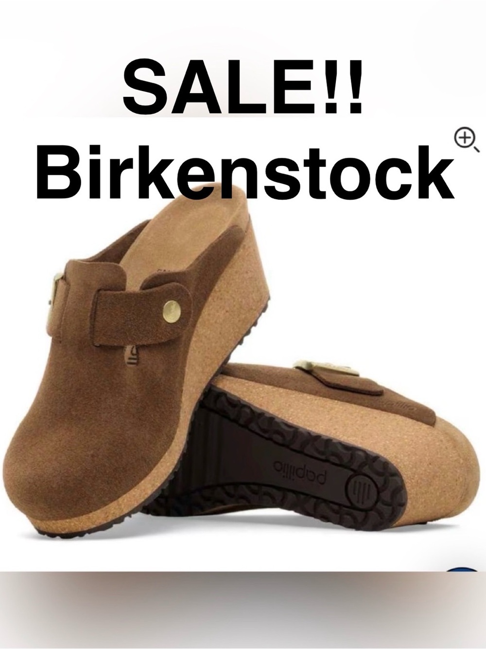 Birkenstocks’ Papillio Fanny Ring-Buckle -Dark Tea-Suede -  NEW- size 40 & 39  a